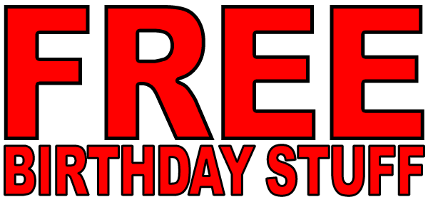 FREE Birthday Stuff