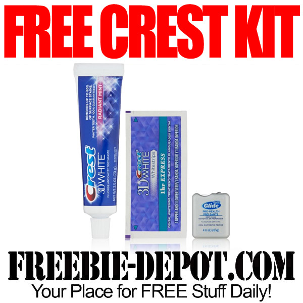 FREE Crest 3D White Sample Kit 4.99 Value