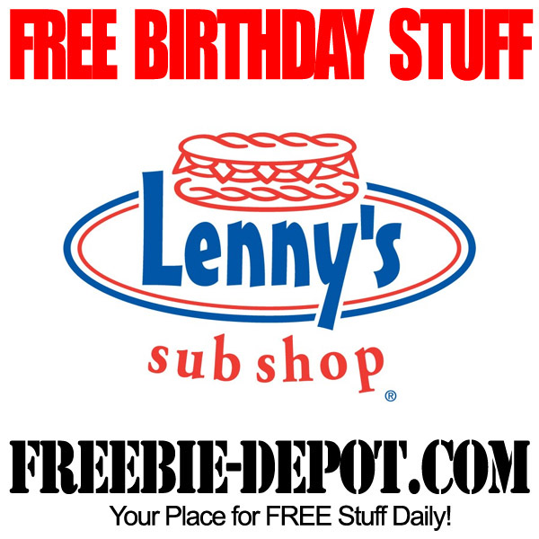 Free Birthday Sub at Lennys