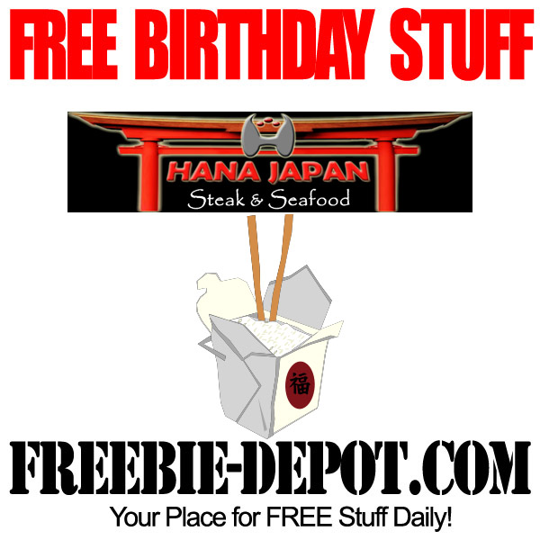 Free Birthday Japanese Food