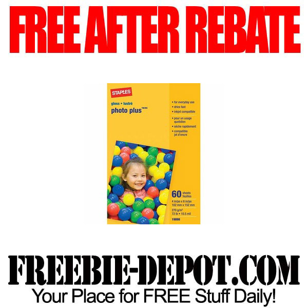 Free After Rebate Photo Paper