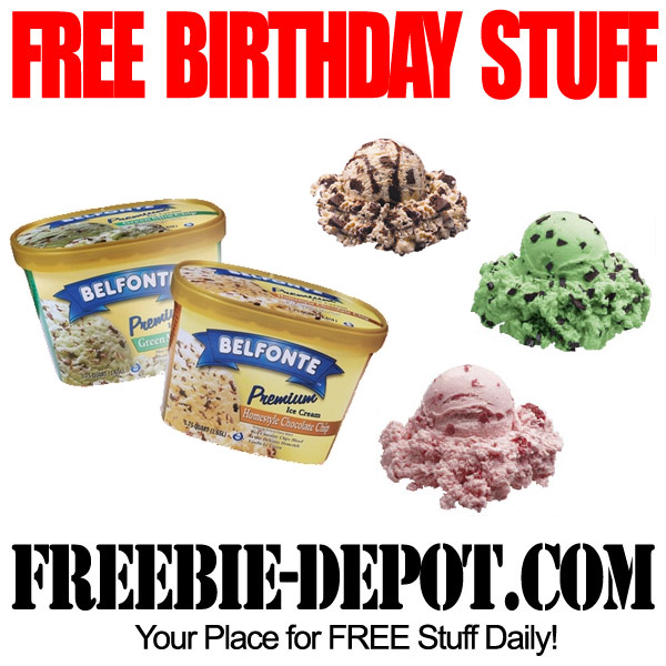 BIRTHDAY FREEBIE – Belfonte Ice Cream X