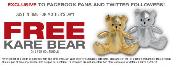 FREE Teddy Bear