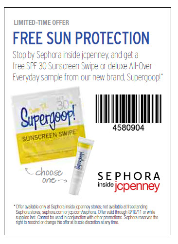 FREE Sunscreen Sample