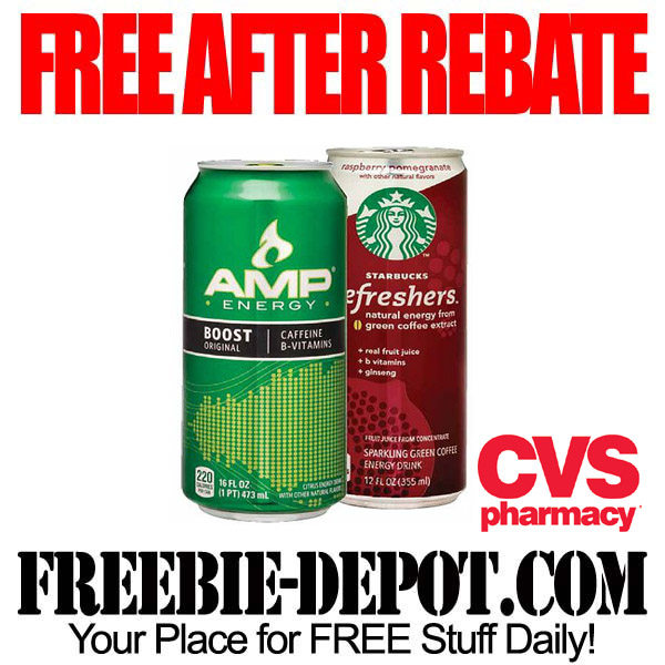 FREE AFTER REBATE – Energy Drinks