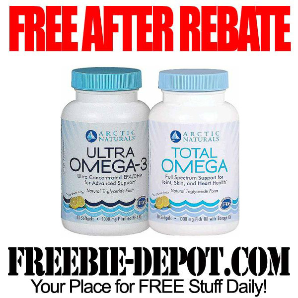 FREE AFTER REBATE – Omega 3 Supplements