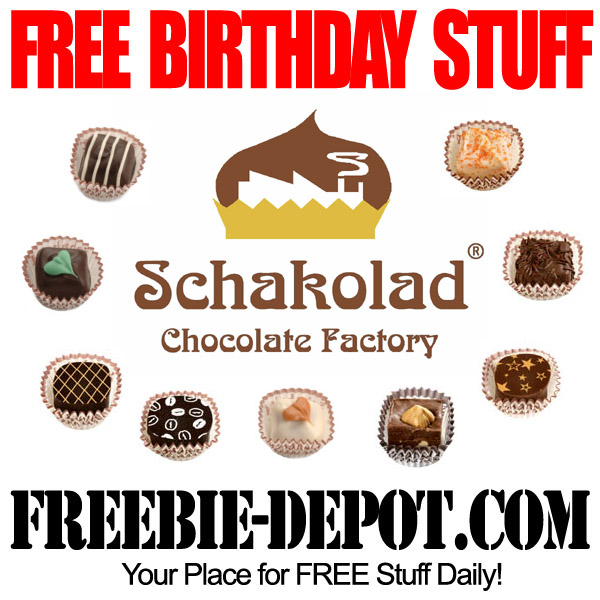 BIRTHDAY FREEBIE – Schakolad Chocolate Factory – FREE Chocolate