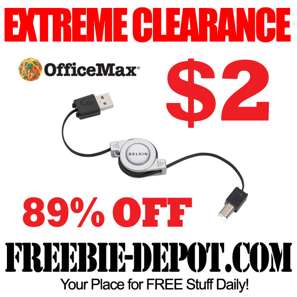 EXTREME CLEARANCE – USB Cable 89% OFF