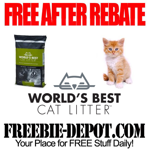 FREE AFTER REBATE – Cat Litter