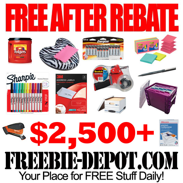 FREE AFTER REBATE – Mega Office Supplies