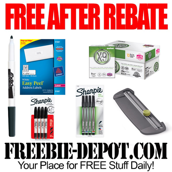 FREE AFTER REBATE – Copy Paper and Office Supplies