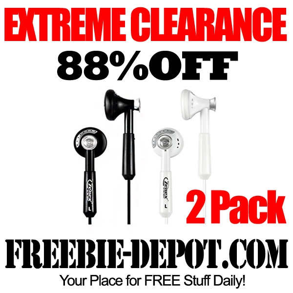 EXTREME CLEARANCE – Earbuds 88% OFF