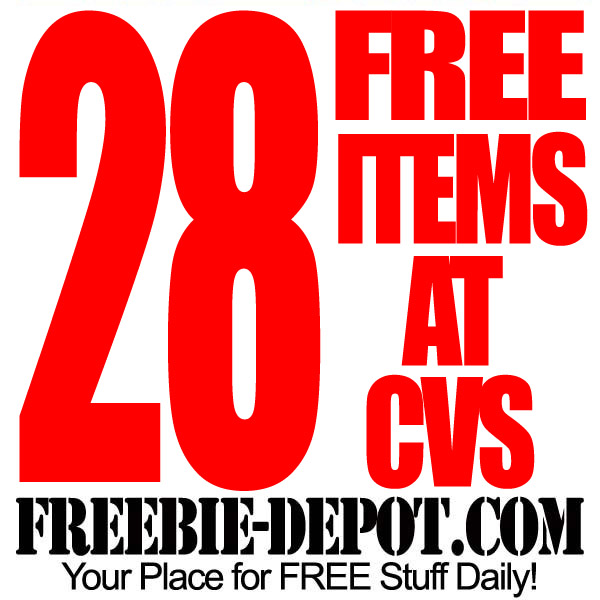 FREE AFTER REBATE – 28 Items at CVS