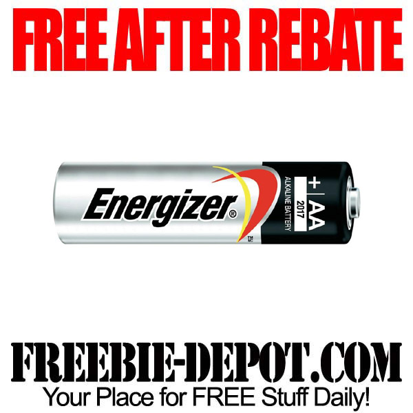 FREE AFTER REBATE – Energizer Batteries