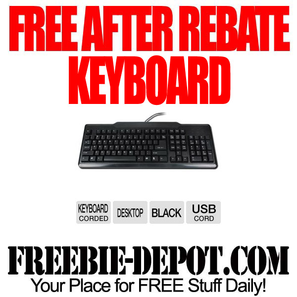 FREE AFTER REBATE – Keyboard