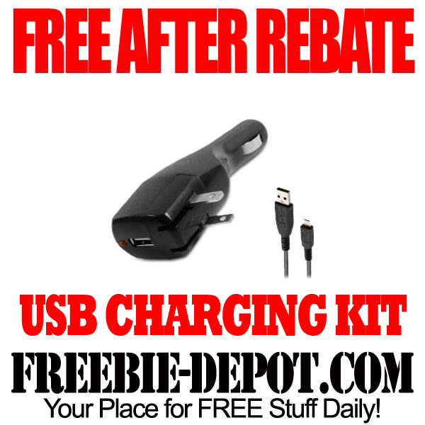 FREE AFTER REBATE – USB Charging Kit