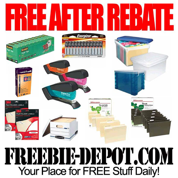 FREE AFTER REBATE – Office Supply Stuff