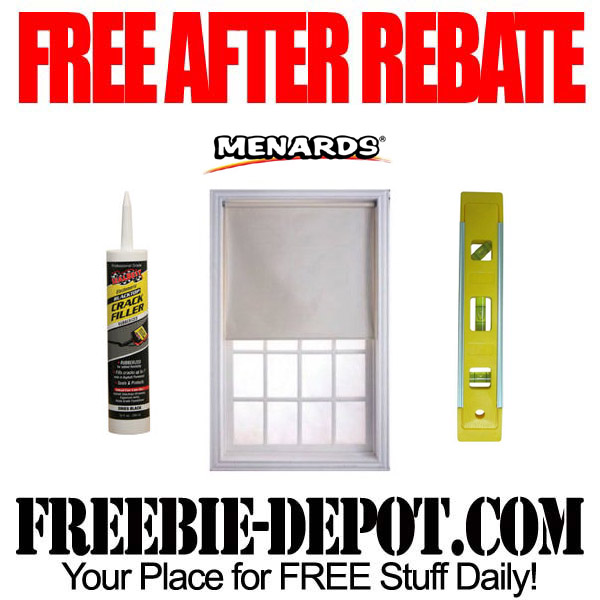 FREE AFTER REBATE – 3 FREE at Menards