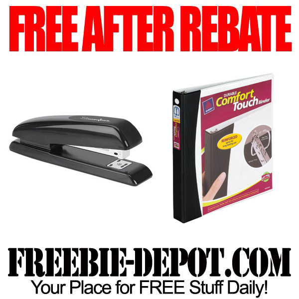 FREE AFTER REBATE – Staplers & Binders
