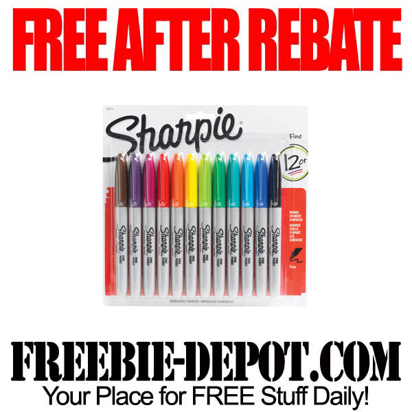 FREE AFTER REBATE – Sharpie Products