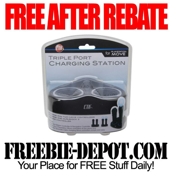 FREE AFTER REBATE – PlayStation Charging Station