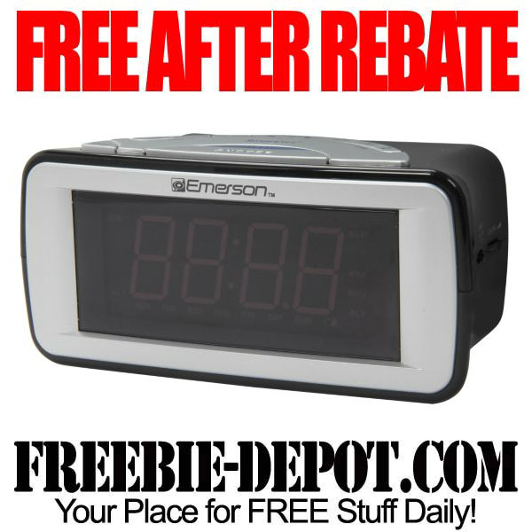 FREE AFTER REBATE – Alarm Clock