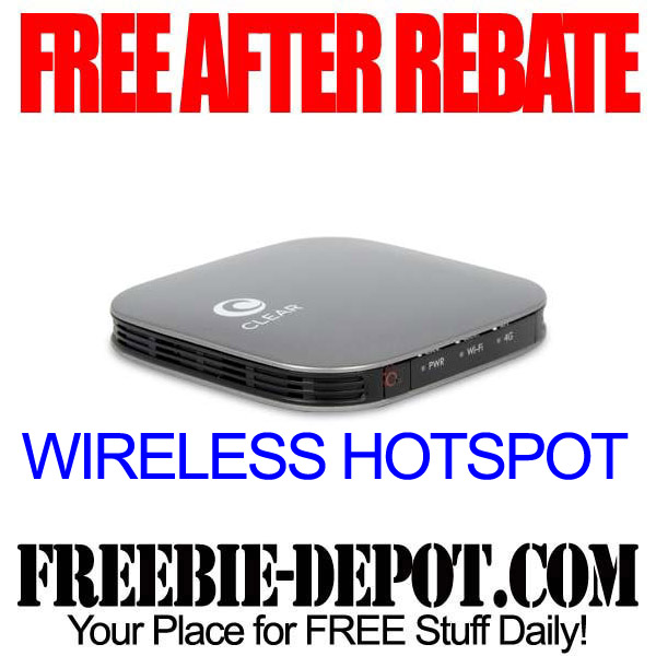 FREE AFTER REBATE – Wireless Hotspot