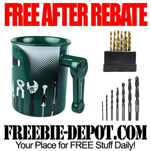 FREE AFTER REBATE – Drill Bits & Mugs
