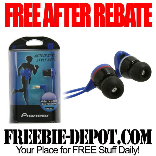 FREE AFTER REBATE – Pioneer Earbud Earphones