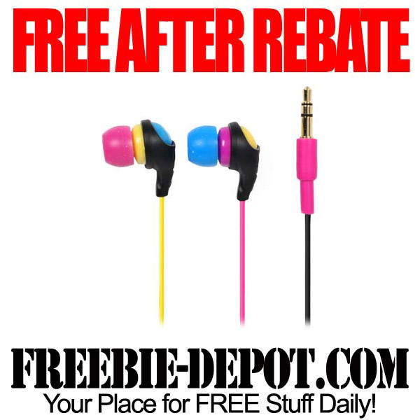 FREE AFTER REBATE – Earbuds