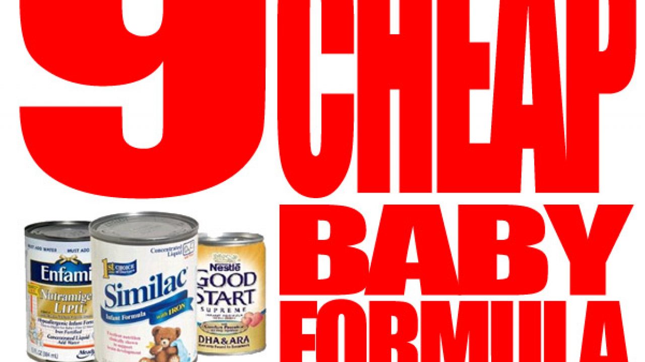 9 Ways to Get Cheap Baby Formula 