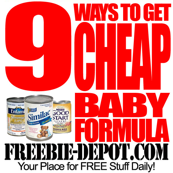 9 Ways to Get Cheap Baby Formula