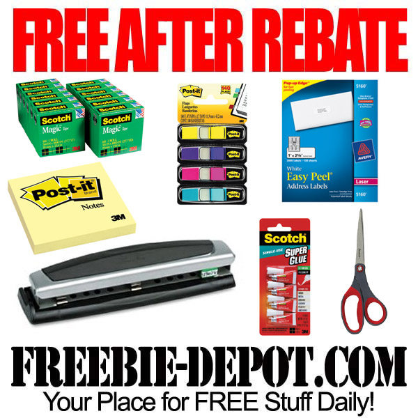FREE AFTER REBATE – Supplies for the Office