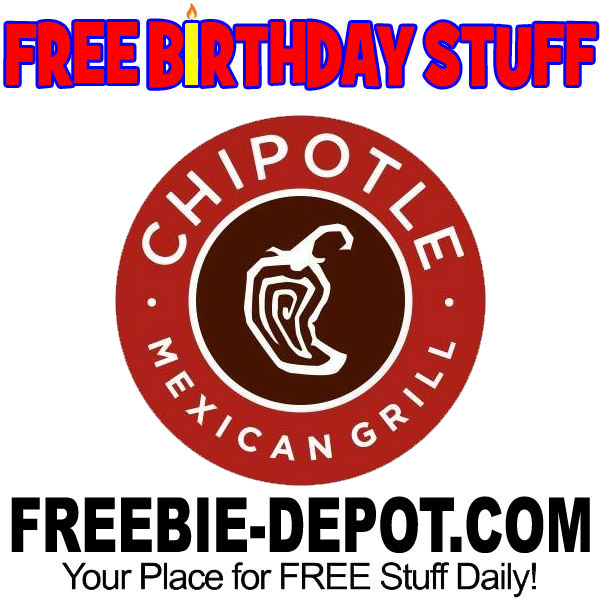 BIRTHDAY FREEBIE – Chipotle Mexican Grill