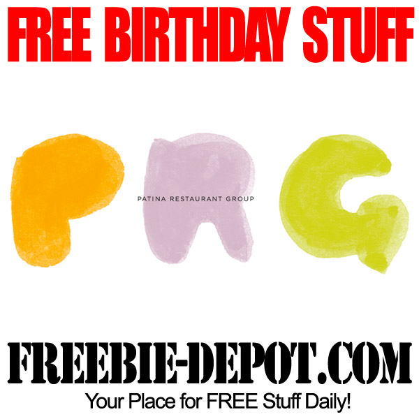 BIRTHDAY FREEBIE – Patina Restaurant Group – Birthday Freebie Dinner Reward – FREE Birthday Stuff in California – FREE Birthday Discount at Downtown Disney
