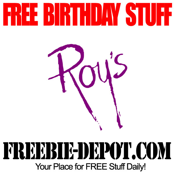 Free Birthday Roys Hawaiian Fusion