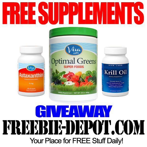 FREE Supplement Giveaway!