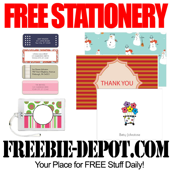 FREE Stationery Item – $15 Value