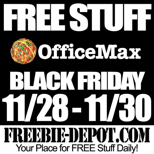 Black Friday FREE Stuff at OfficeMax