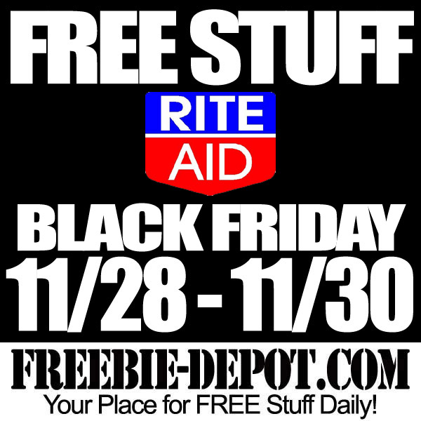 Black Friday FREE Stuff at Rite Aid 11/28 thru 11/30