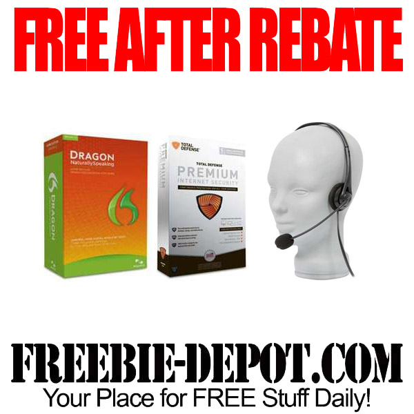 FREE AFTER REBATE – Speech Software with Headset