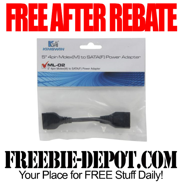 Free After Rebate Power Cable