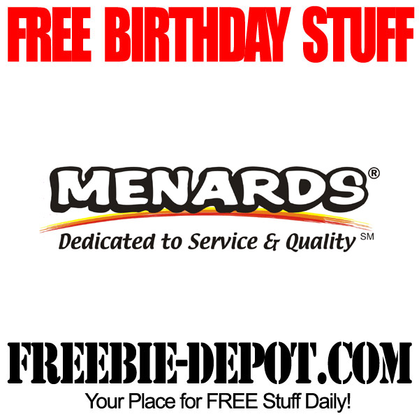 Free Birthday Tools from Menards