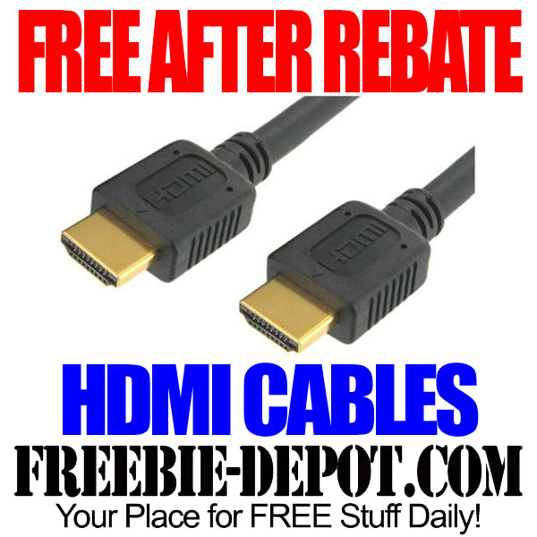 Free After Rebate HDMI Cables