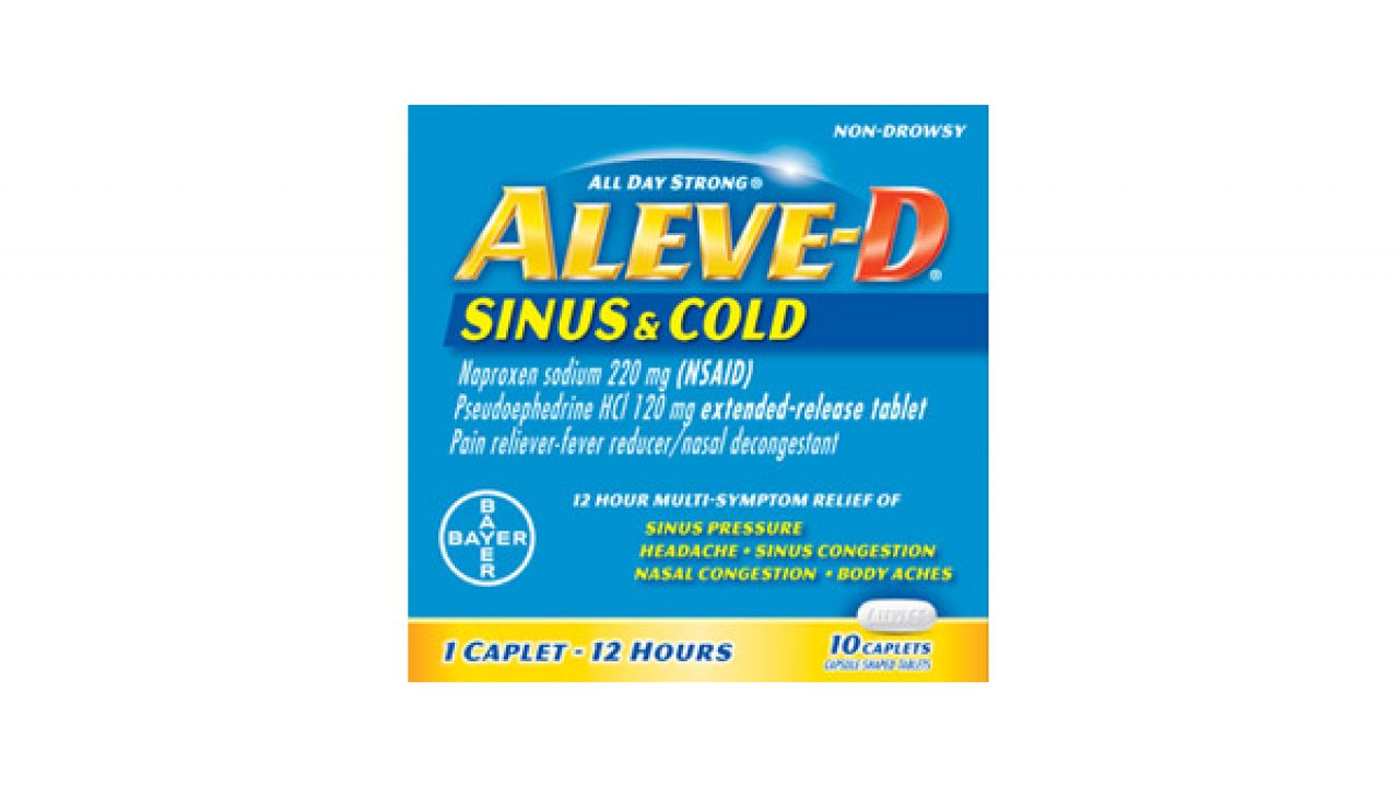 Aleve Cold And Sinus
