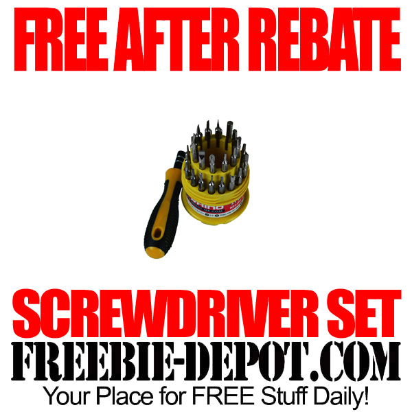 Free After Rebate Screwdriver