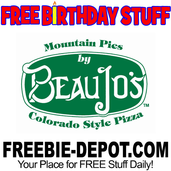 FREE BIRTHDAY STUFF – Beau Jo’s Pizza – Colorado