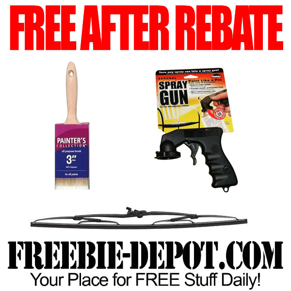 FREE AFTER REBATE – Wiper, Brush, Gun