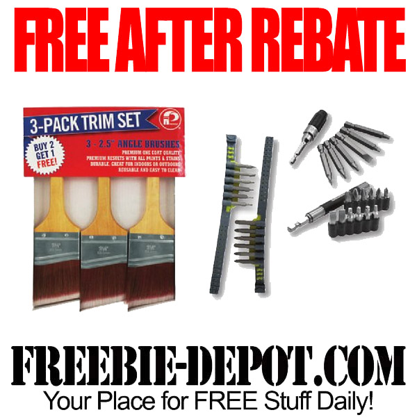 FREE AFTER REBATE Bits and Brushes at Menards Freebie Depot