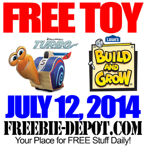 FREE Turbo Toy at Lowe’s